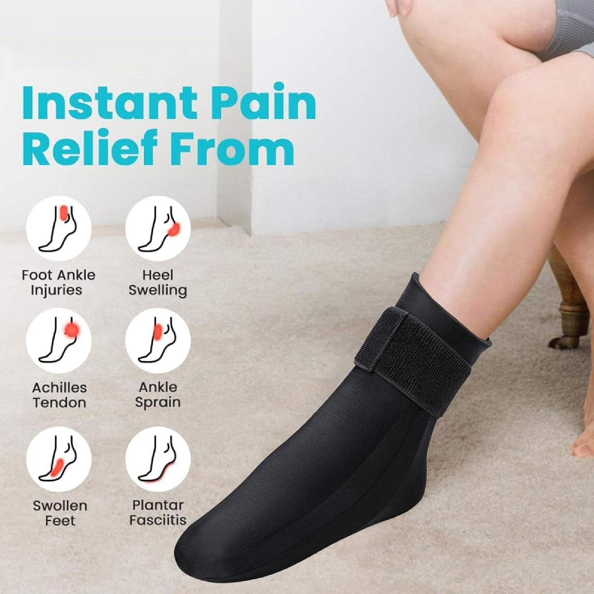 Miniatura 5 de Media De Gel Termica Terapia Frio Calor